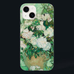 Rozen | Vincent Van Gogh Case-Mate iPhone 14 Hoesje<br><div class="desc">Rozen (1890) van de Nederlandse postimpressionist Vincent Van Gogh. Het originele werk is een olie op canvas schilderend een stil leven van witte rozen tegen een lichtgroene achtergrond. Gebruik de ontwerphulpmiddelen om douanetekst toe te voegen of het afbeelding te personaliseren.</div>