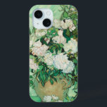 Rozen | Vincent Van Gogh iPhone 15 Case<br><div class="desc">Rozen (1890) van de Nederlandse postimpressionist Vincent Van Gogh. Het originele werk is een olie op canvas schilderend een stil leven van witte rozen tegen een lichtgroene achtergrond. Gebruik de ontwerphulpmiddelen om douanetekst toe te voegen of het afbeelding te personaliseren.</div>