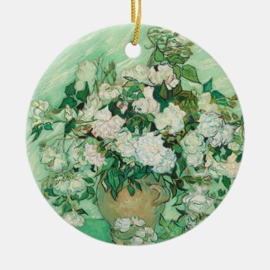 Rozen | Vincent van Gogh Keramisch Ornament (Voorkant)