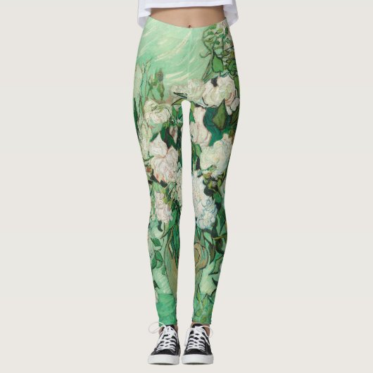 Rozen - Vincent van Gogh Leggings (Voorkant)