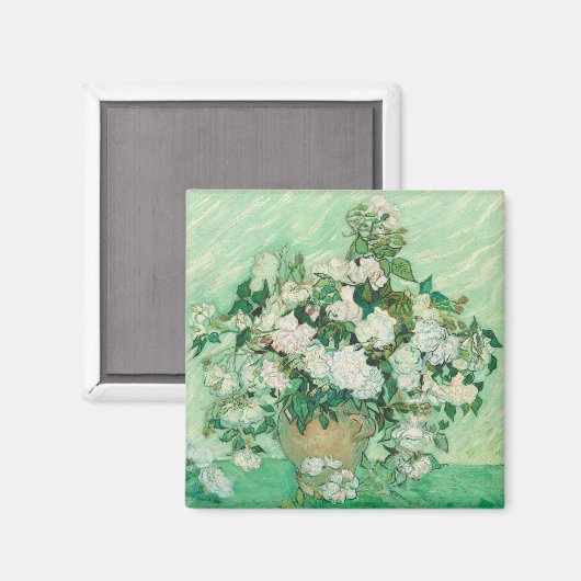 Rozen | Vincent Van Gogh Magneet (Voorkant / Achterkant)