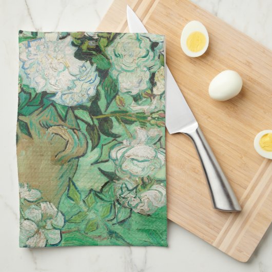 Rozen - Vincent van Gogh Theedoek (Quarter Fold)