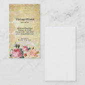  Rozen Visitekaartje (Voorkant / Achterkant)