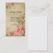  Rozen Visitekaartje (Voorkant / Achterkant)