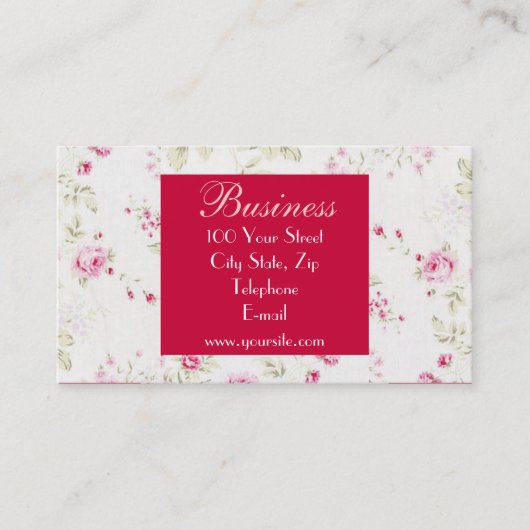 Rozen Visitekaartje 1 (Voorkant)