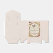 Rozen vlinder, Muzieknoten dank u Bedankdoosjes (Uitgevouwen)