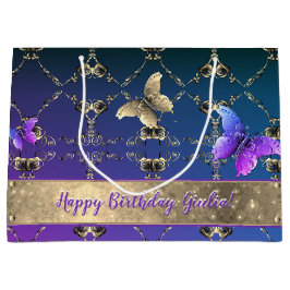 Rozen & Vlinders Cadeauzak Groot Cadeauzakje