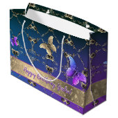  Rozen & Vlinders Cadeauzak Groot Cadeauzakje (Achterkant Gekanteld)