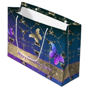Rozen & Vlinders Cadeauzak Groot Cadeauzakje