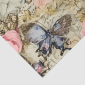 Rozen & vlinders Distressed  Tissuepapier (Detail)