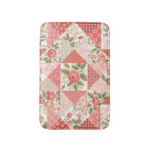 Rozen Vlinders Naadloze Patchwork Badmat (Voorkant Verticaal)