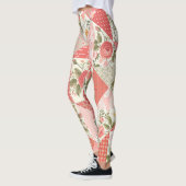 Rozen Vlinders Naadloze Patchwork Leggings (Links)
