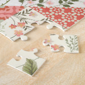 Rozen Vlinders Naadloze Patchwork Legpuzzel (Zijkant)