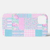 Rozen Vlinders Patchwork Samsung Note 4 Hoesje (Achterkant (horizontaal))