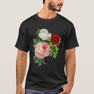 Rozen Vloerillustratie Floristisch Plant Lo T-shirt