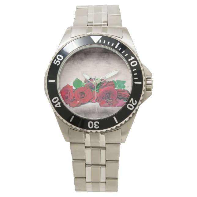Rozen volgen horloge (Voorkant)