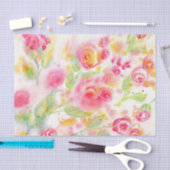 Rozen voor abstracte Waterverf Tissuepapier (Craft)