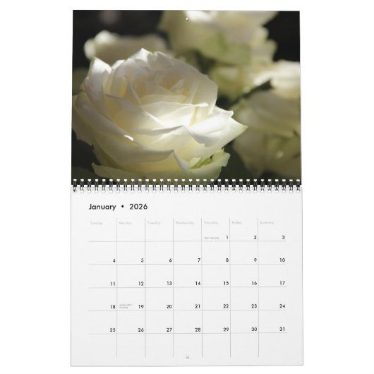 Rozen voor altijd kalender (Jan 2026)