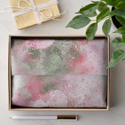 Rozen voor artistieke Waterverf Tissuepapier (Geschenk)