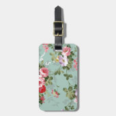 Rozen voor Bleek blauw Bagagelabel (Voorkant verticaal)