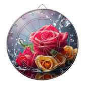 Rozen voor de Elegante Dartbord (Voorkant)