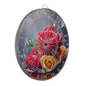 Rozen voor de Elegante Dartbord (Voorkant Links)
