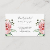 Rozen voor de Waterverf van kmo's Visitekaartje (Achterkant)