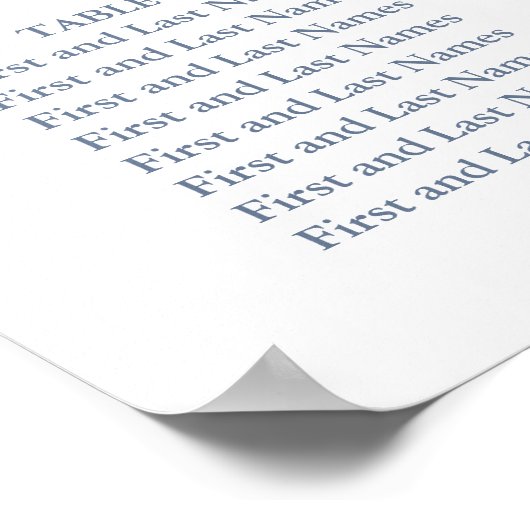 Rozen voor de zitplaats van stoomblauw Waterverf Poster (Hoek)