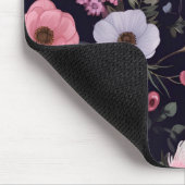 Rozen voor de zomer op zwart muismat (Hoek)