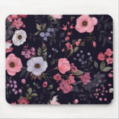 Rozen voor de zomer op zwart muismat (Voorkant)