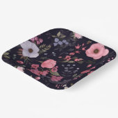 Rozen voor de zomer op zwart papieren bordje (Gebogen)