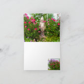 Rozen voor een klein meisje kaart (Binnen)