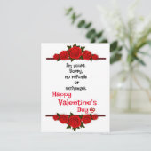 rozen voor geliefde kaart (Staand voorkant)