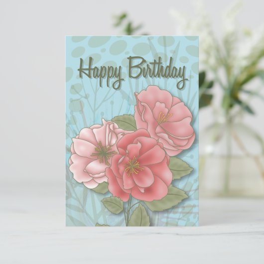 Rozen voor Geri Kaart (Staand voorkant)