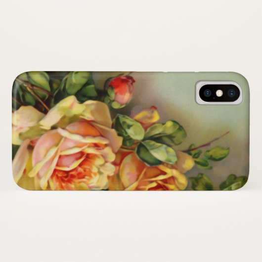  Rozen voor goud en Blush Case-Mate iPhone Case (Achterkant (horizontaal))