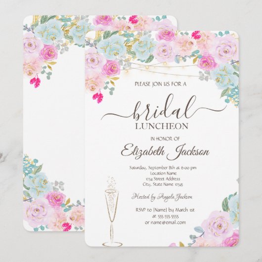 Rozen voor grafische doeleinden, wijnglas, lichte  kaart (Voorkant / Achterkant)