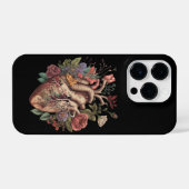 Rozen voor haar Anatomical Heart Phone Case iPhone Hoesje (Achterkant horizontaal)
