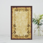 Rozen voor herkenning briefpapier (Staand voorkant)