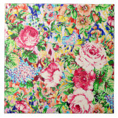 Rozen voor het schilderen van kleur tegeltje (Voorkant)