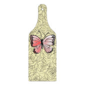 Rozen voor het snijvlak van vlinders - aangepaste snijplank (Voorkant)