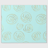 rozen voor het verpakken van folie- en mijnpapier cadeaupapier (Vlak)