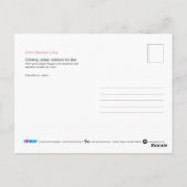 Rozen voor je op de dag van St. George Briefkaart (Achterkant)
