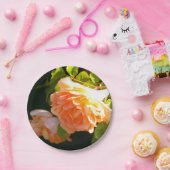 Rozen voor landdoorsnede papieren bordje (Feest)