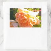 Rozen voor landdoorsnede rechthoekige sticker (Tas)