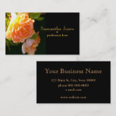 Rozen voor landdoorsnede visitekaartje (Voorkant / Achterkant)