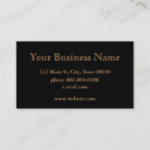 Rozen voor landdoorsnede visitekaartje (Achterkant)