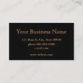 Rozen voor landdoorsnede visitekaartje (Achterkant)