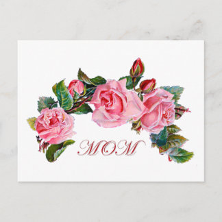 Rozen voor mam briefkaart