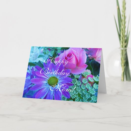 Rozen voor mama: Happy Birthday! Kaart (Voorkant)