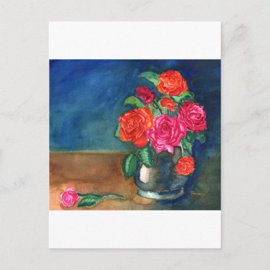Rozen voor mijn liefde briefkaart (Voorkant)